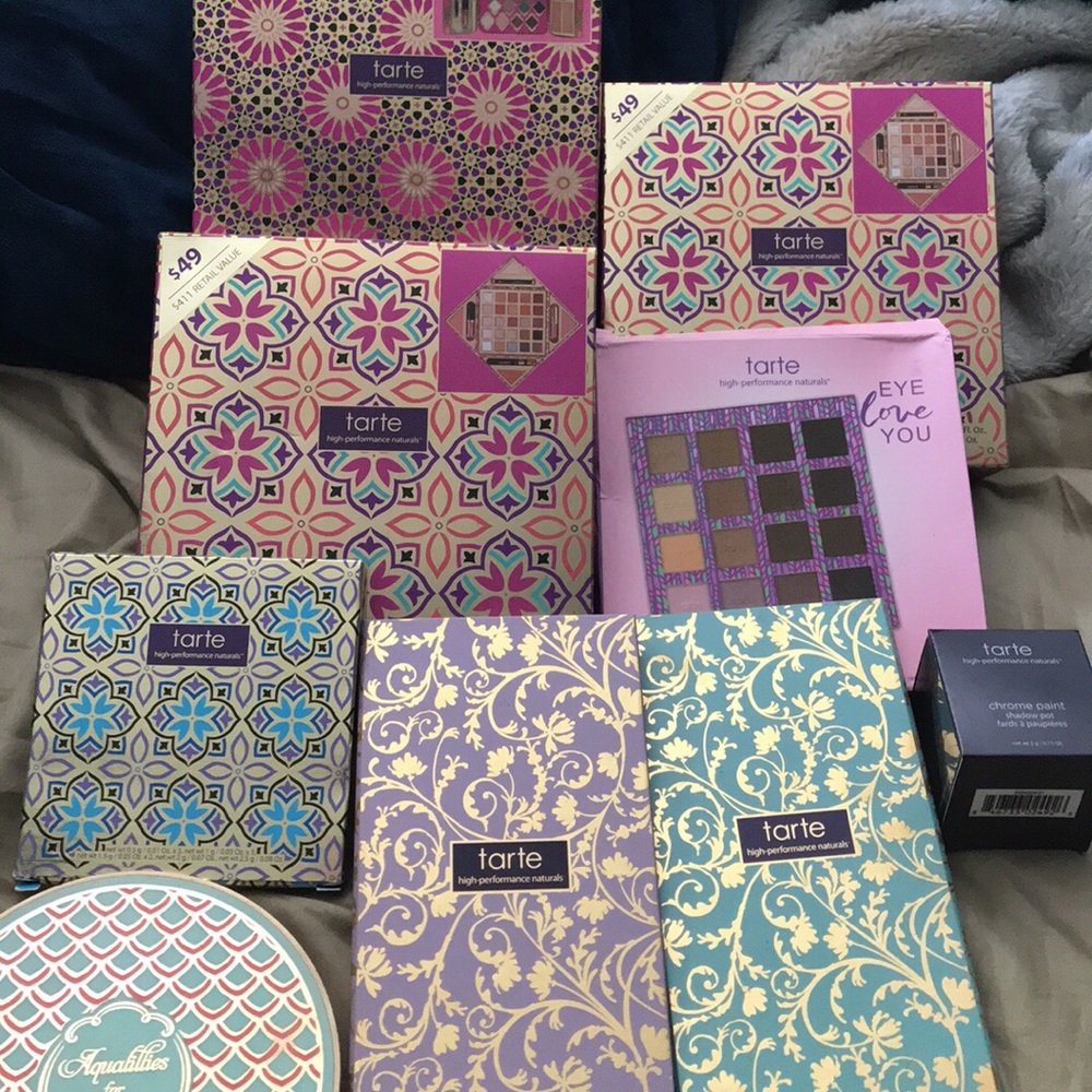 Tarte eyeshadow palettes